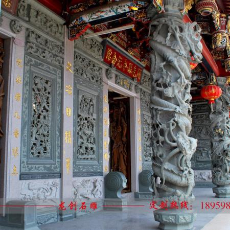 石雕龍柱哪里買(mǎi) 石頭龍柱雕刻廠家